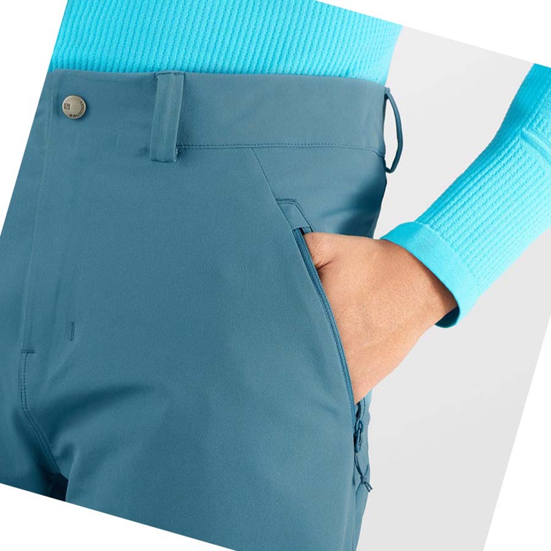 Pantalones Salomon OUTPEAK WARM Hombre Azules | 26041-MEQJ