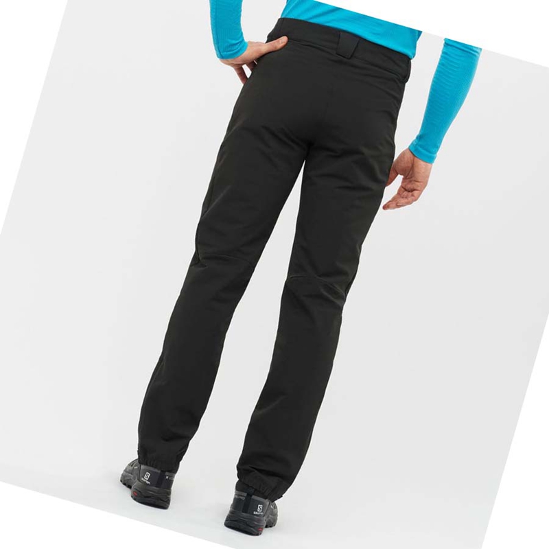 Pantalones Salomon OUTPEAK WARM Hombre Negras | 05937-SAWZ