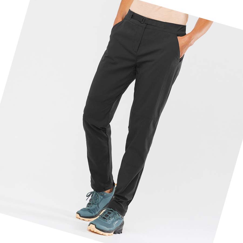 Pantalones Salomon OUTRACK Mujer Negras | 67481-QCSH