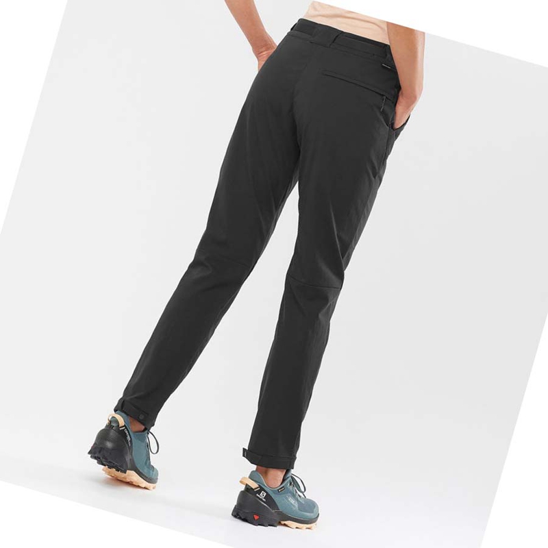 Pantalones Salomon OUTRACK Mujer Negras | 67481-QCSH