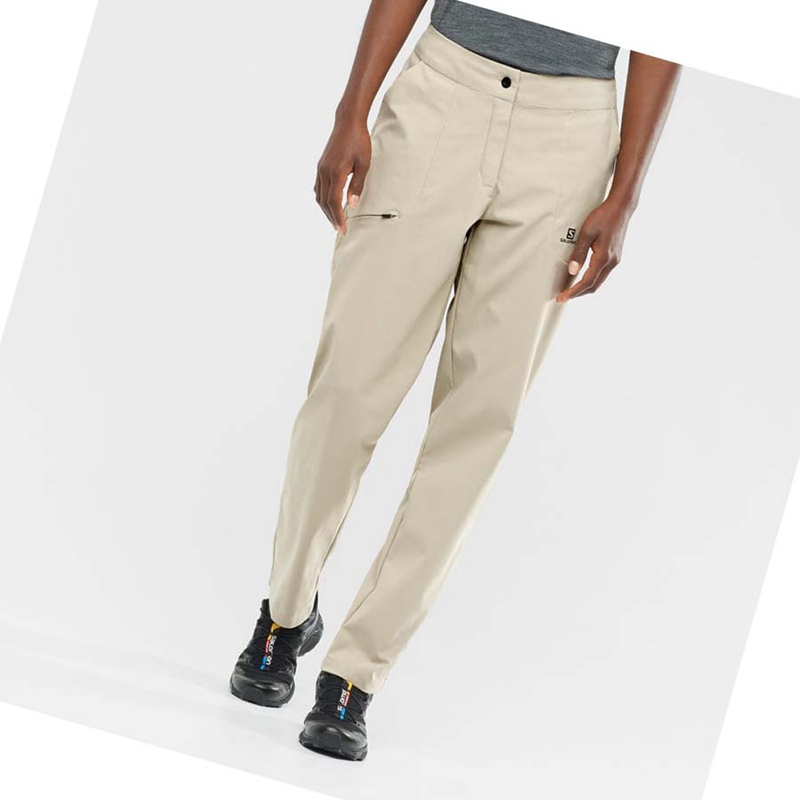 Pantalones Salomon WAYFARER CITY Mujer Blancas | 92504-NLZG