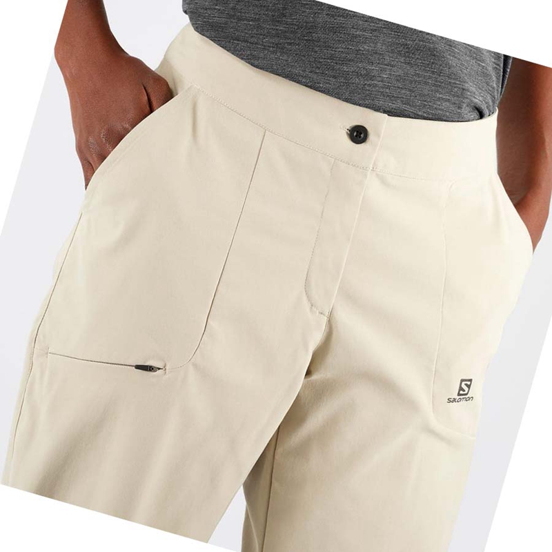 Pantalones Salomon WAYFARER CITY Mujer Blancas | 92504-NLZG