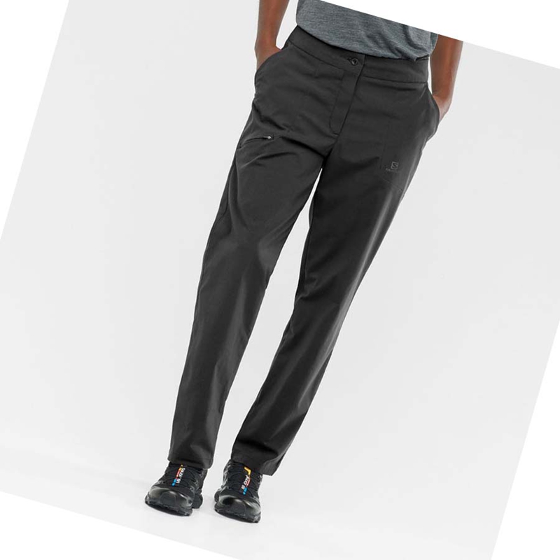 Pantalones Salomon WAYFARER CITY Mujer Negras | 21046-UXTF