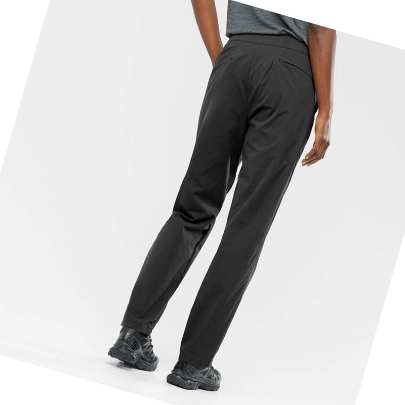 Pantalones Salomon WAYFARER CITY Mujer Negras | 21046-UXTF