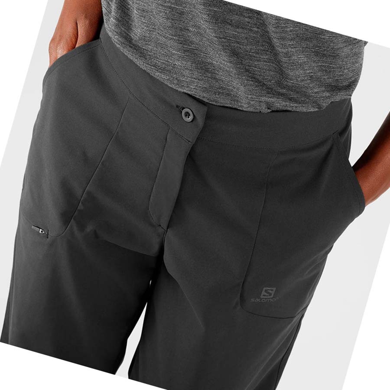 Pantalones Salomon WAYFARER CITY Mujer Negras | 21046-UXTF