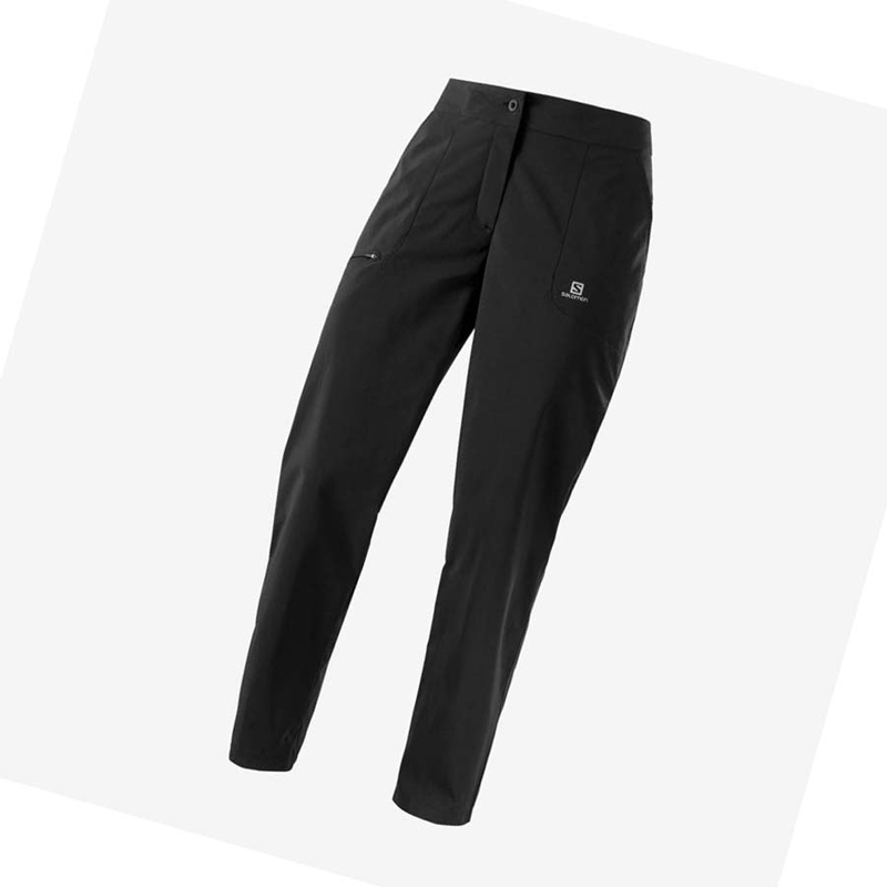 Pantalones Salomon WAYFARER CITY Mujer Negras | 21046-UXTF