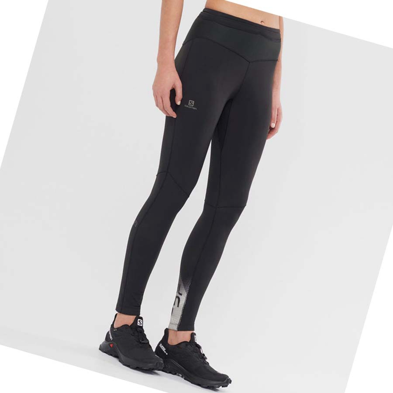 Pantalones Salomon XA WARM Mujer Negras | 69027-OTDJ