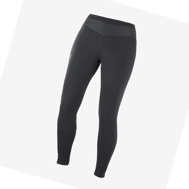 Pantalones Salomon XA WARM Mujer Negras | 69027-OTDJ