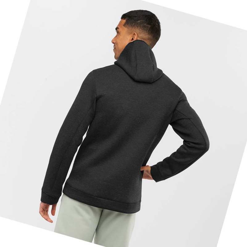 Sudadera Con Capucha Salomon ESSENTIAL XWARM HYBRID Hombre Gris | 95087-WKTS