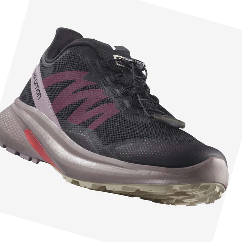 Zapatillas De Trail Running Salomon HYPULSE Trail Mujer Negras | 05374-PJSC