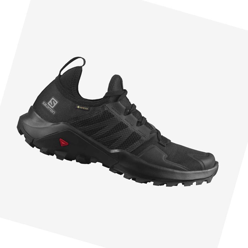 Zapatillas De Trail Running Salomon MADCROSS GORE-TEX Hombre Negras | 79156-CFYK