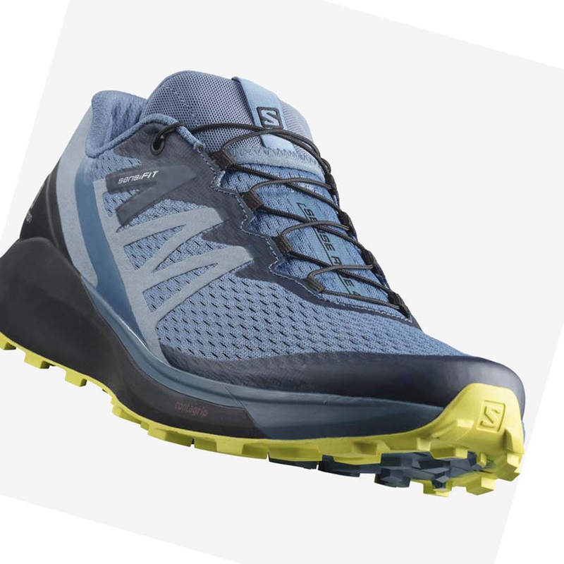 Zapatillas De Trail Running Salomon SENSE RIDE 4 Hombre Gris | 38216-HEDU