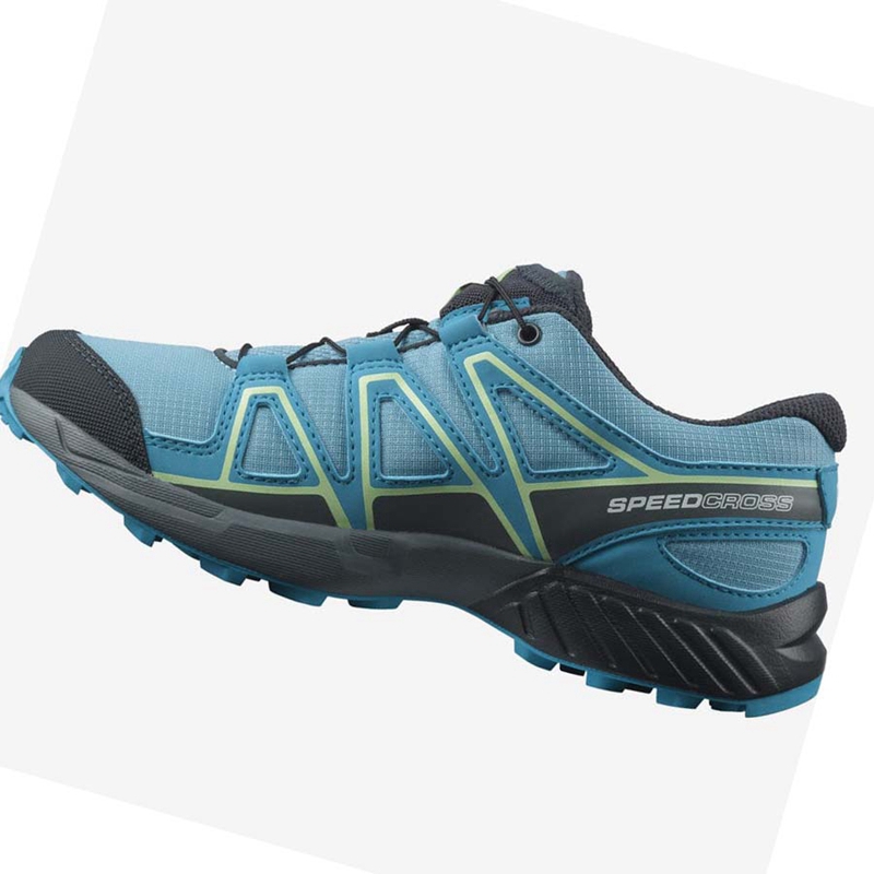 Zapatillas De Trail Running Salomon SPEEDCROSS Niños Azules | 01587-SHZO