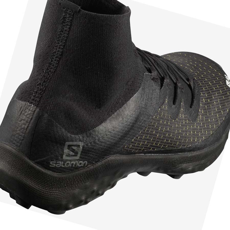 Zapatillas De Trail Running Salomon S/LAB CROSS Hombre Negras | 26037-GHDS