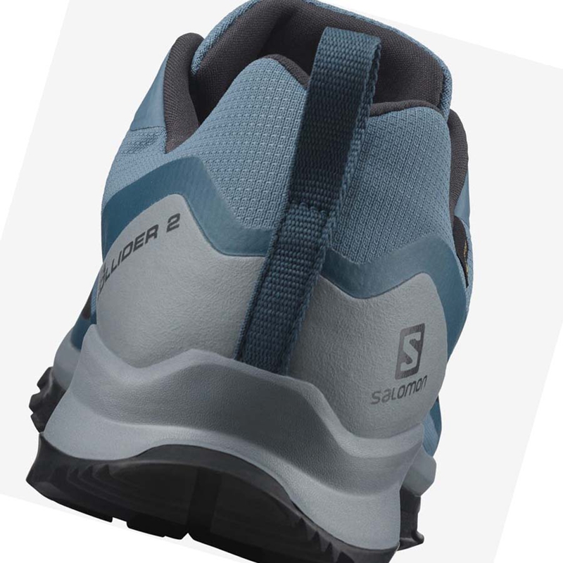 Zapatillas De Trail Running Salomon XA COLLIDER 2 GORE-TEX Hombre Azules | 42150-BGZE