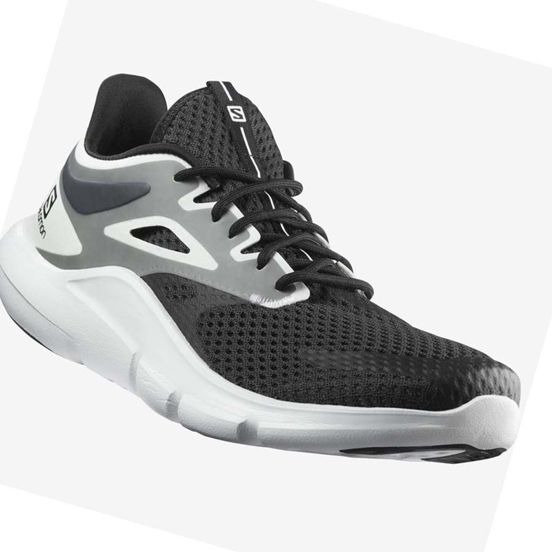 Zapatillas Running Salomon PREDICT MOD Hombre Negras Blancas | 51926-OIJP