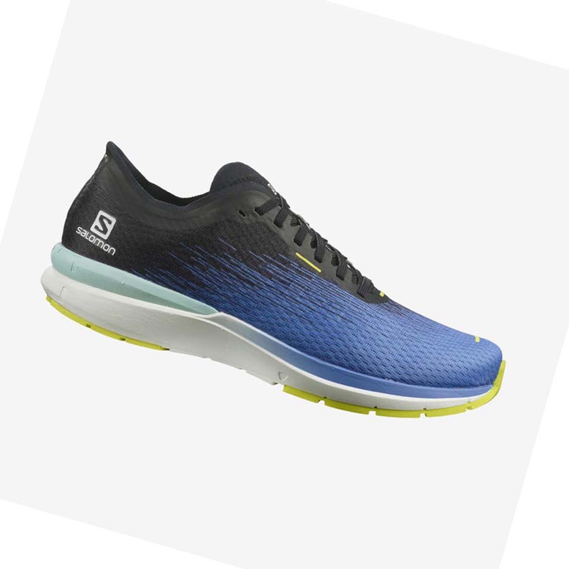 Zapatillas Running Salomon SONIC 4 Accelerate Hombre Azules Blancas | 42958-QKAX