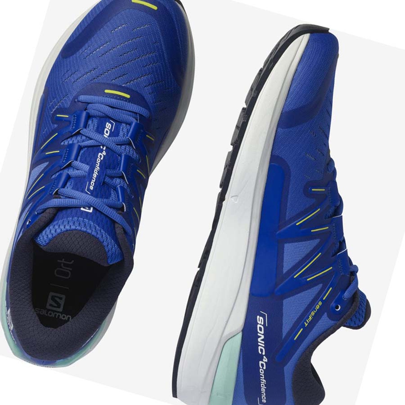 Zapatillas Running Salomon SONIC 4 Confidence Hombre Azules | 51892-TXRY