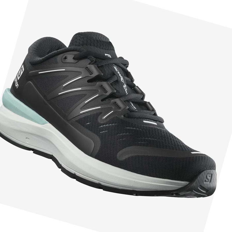 Zapatillas Running Salomon SONIC 4 Confidence Hombre Negras Blancas | 95127-MILP