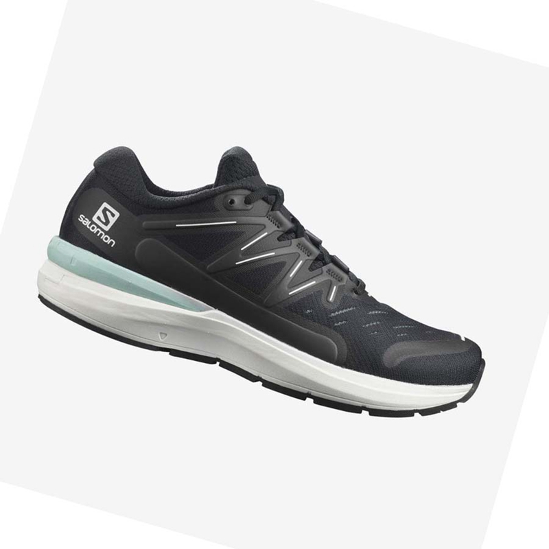 Zapatillas Running Salomon SONIC 4 Confidence Hombre Negras Blancas | 95127-MILP