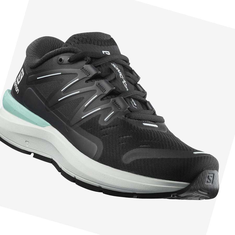 Zapatillas Running Salomon SONIC 4 Mujer Negras | 12948-NTXB