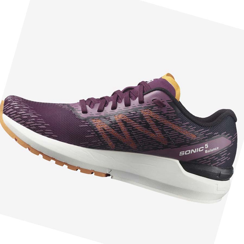 Zapatillas Running Salomon SONIC 5 BALANCE Mujer Rojas | 60382-FBIK