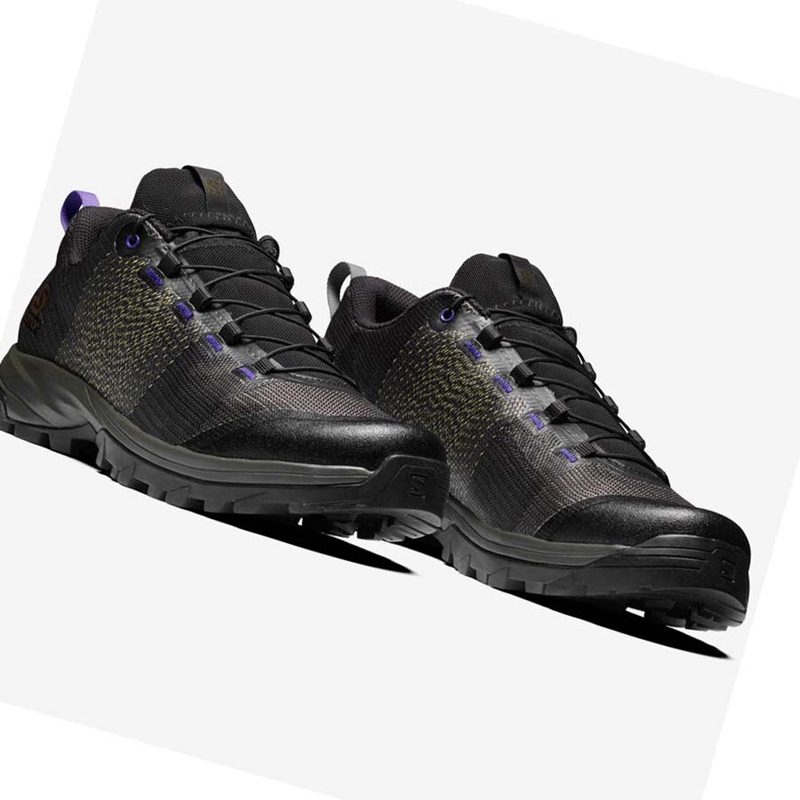 Zapatillas Salomon OUTPRO MATRYX FOR THE BROKEN ARM Hombre Negras Moradas | 20618-PHVG