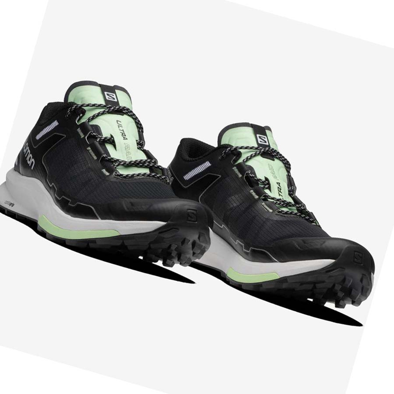 Zapatillas Salomon ULTRA RAID Hombre Negras Verde Menta | 97258-RZTW