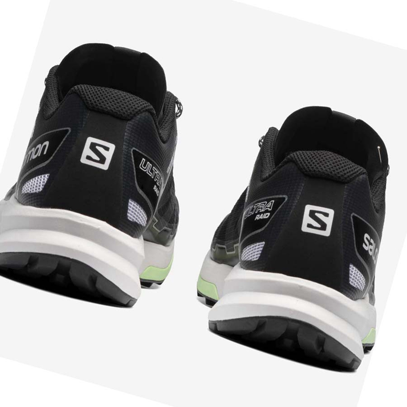 Zapatillas Salomon ULTRA RAID Hombre Negras Verde Menta | 97258-RZTW