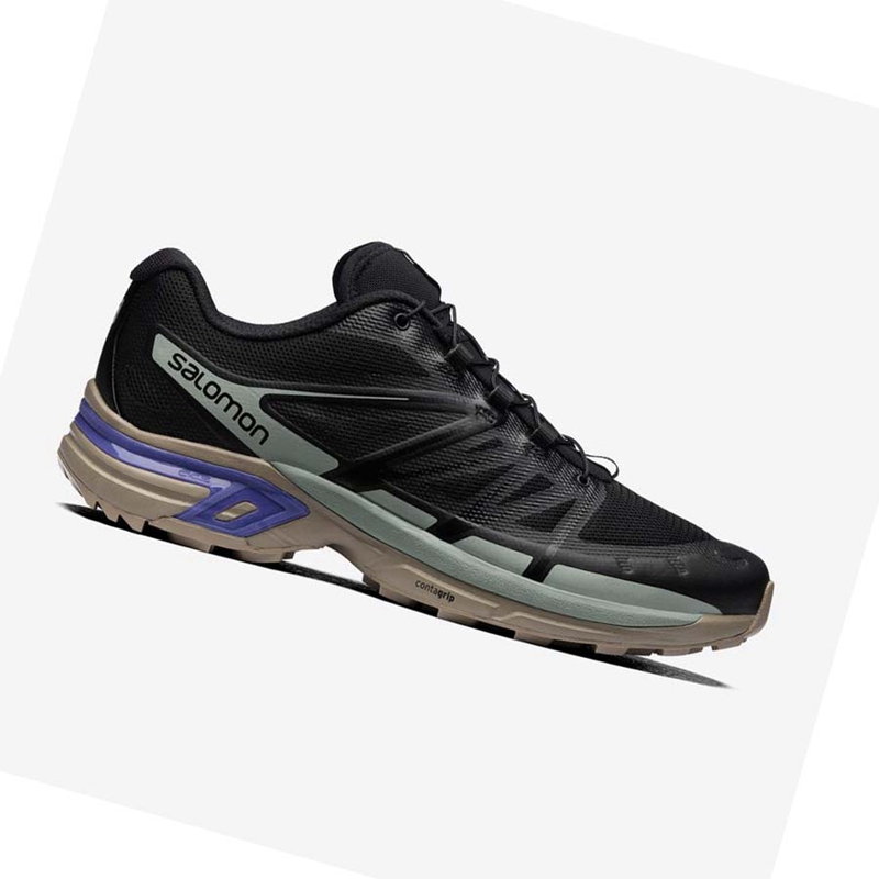 Zapatillas Salomon XT-WINGS 2 Hombre Negras Azules | 23854-EQVK