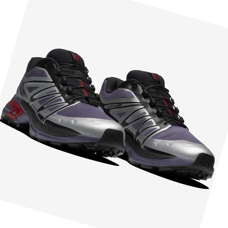 Zapatillas Salomon XT-WINGS 2 Hombre Plateadas | 61058-LZSC