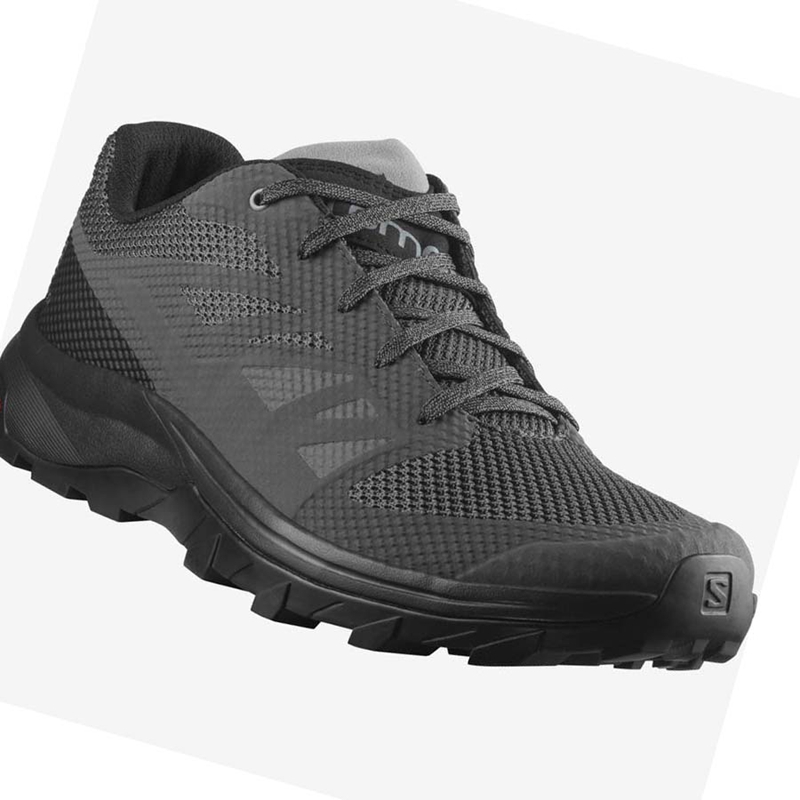 Zapatos De Senderismo Salomon OUTLINE Hombre Gris Negras | 92065-BQPE