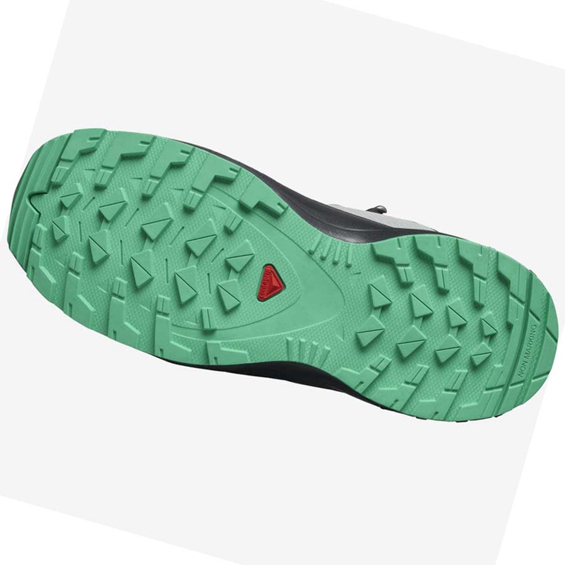 Zapatos De Senderismo Salomon OUTWARD CLIMASALOMON™ WATERPROOF Niños Verde Menta | 92308-MUWC