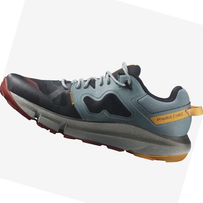 Zapatos De Senderismo Salomon PREDICT HIKE GORE-TEX Hombre Negras Naranjas | 26031-OFIL