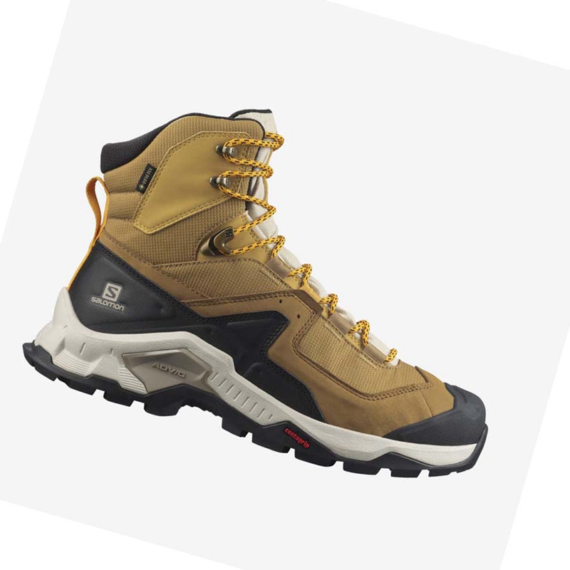 Zapatos De Senderismo Salomon QUEST ELEMENT GORE-TEX Hombre Amarillo | 31679-BDWN