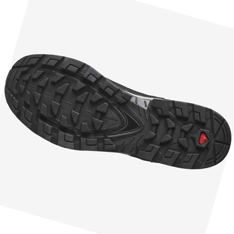 Zapatos De Senderismo Salomon QUEST ELEMENT GORE-TEX Hombre Gris Rojas | 74560-INGZ