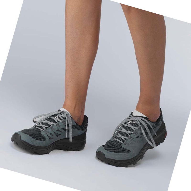 Zapatos De Senderismo Salomon WoOUTLINE GORE-TEX Mujer Gris | 03246-WTHM