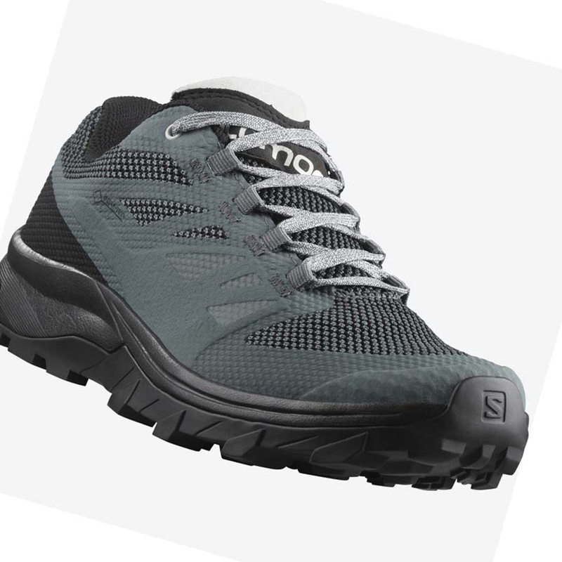 Zapatos De Senderismo Salomon WoOUTLINE GORE-TEX Mujer Gris | 03246-WTHM