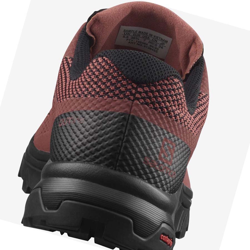 Zapatos De Senderismo Salomon WoOUTLINE GORE-TEX Mujer Rojas | 96027-KZWC