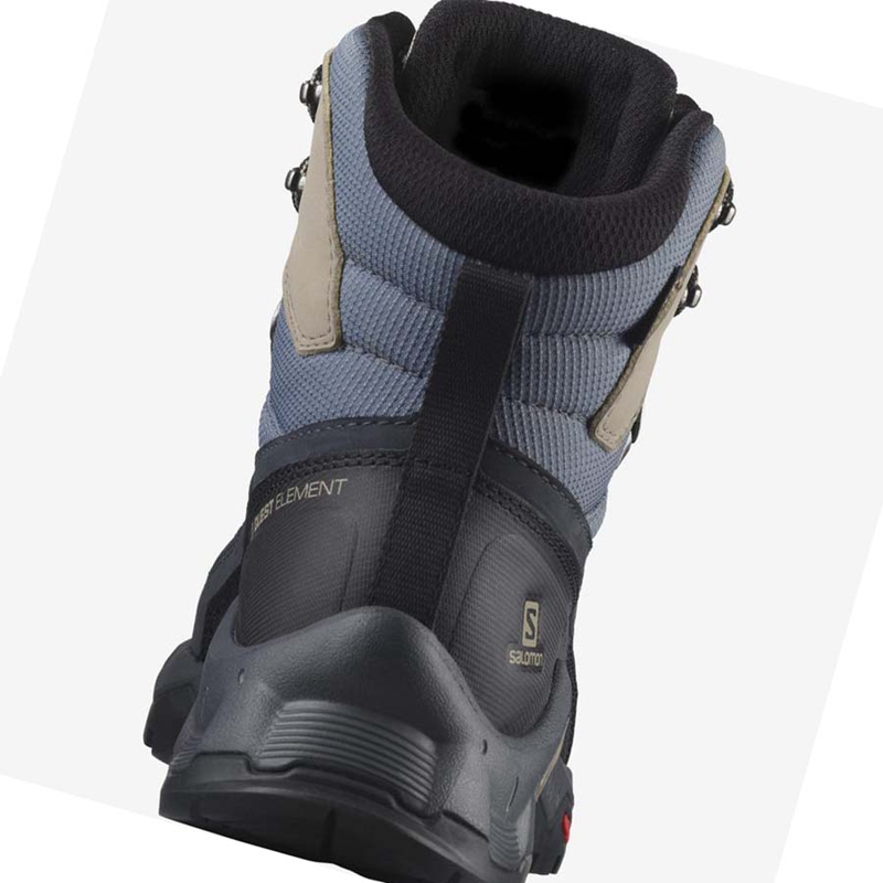 Zapatos De Senderismo Salomon WoQUEST ELEMENT GORE-TEX Mujer Negras | 10634-EGRL