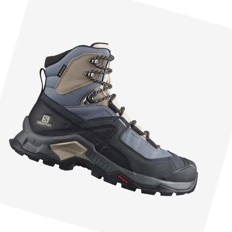 Zapatos De Senderismo Salomon WoQUEST ELEMENT GORE-TEX Mujer Negras | 10634-EGRL