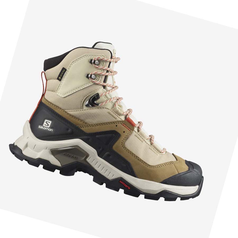 Zapatos De Senderismo Salomon WoQUEST ELEMENT GORE-TEX Mujer Marrones | 78910-KRUX