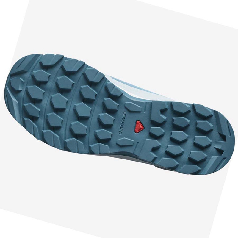 Zapatos De Senderismo Salomon WoVAYA BLAZE THINSULATE™ CLIMASALOMON™ WATERPROOF Mujer Azules | 58617-SKVD