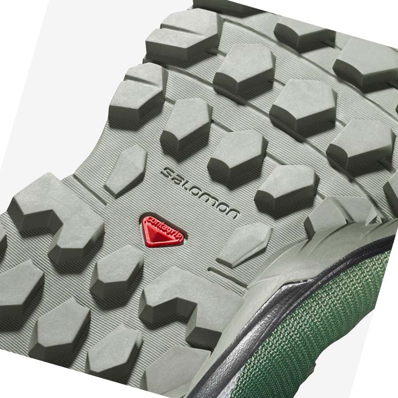 Zapatos De Senderismo Salomon WoVAYA MID GORE-TEX Mujer Verde | 26974-NUQH