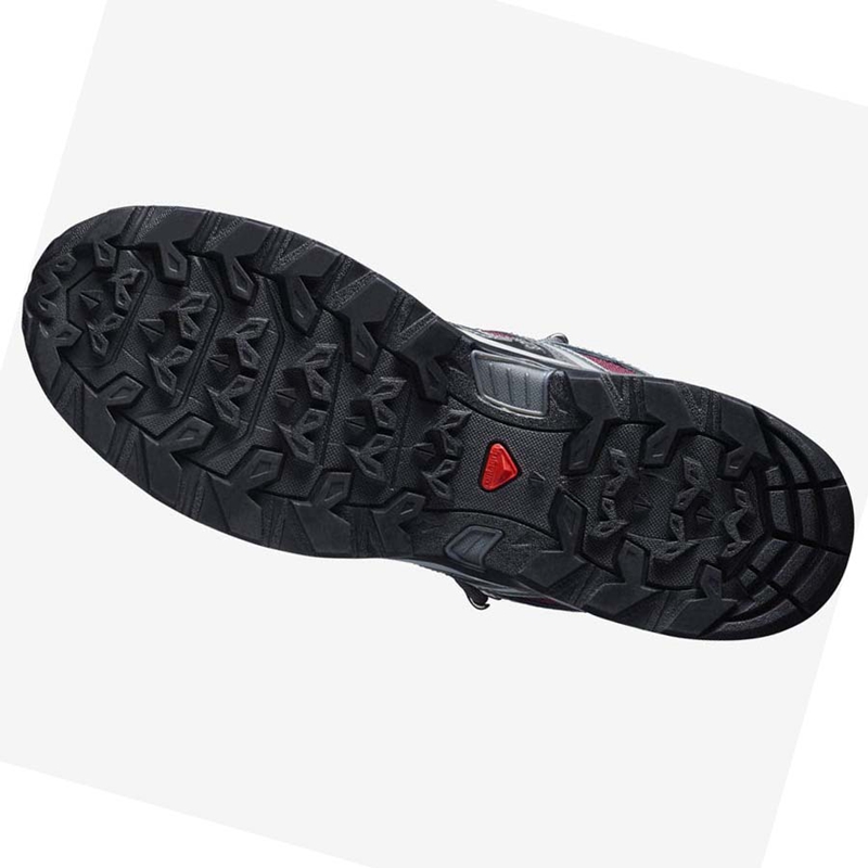 Zapatos De Senderismo Salomon WoX ULTRA PIONEER MID CLIMASALOMON™ WATERPROOF Mujer Rojas | 10823-LXCB