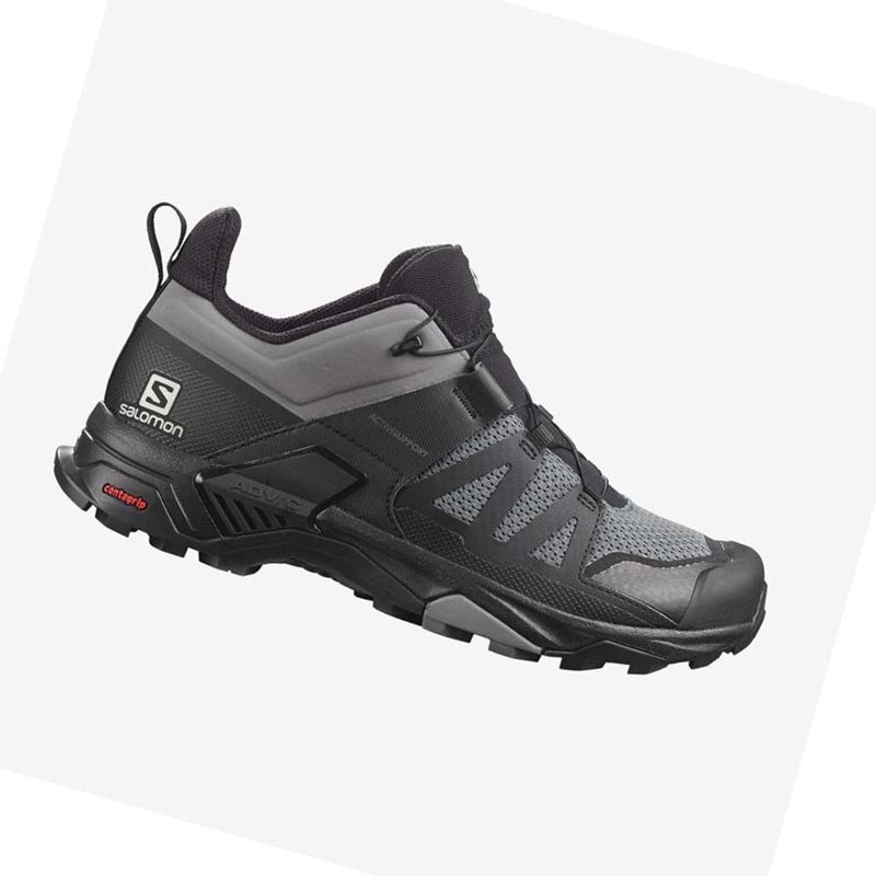 Zapatos De Senderismo Salomon X ULTRA 4 Hombre Gris Negras | 15847-UKEG