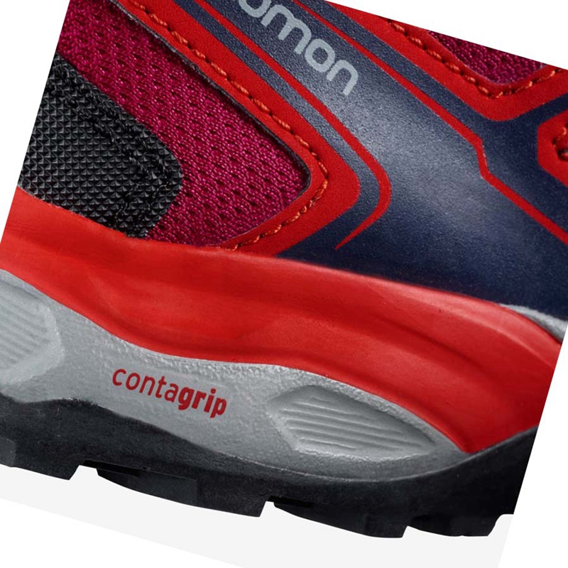 Zapatos De Senderismo Salomon X-ULTRA MID GORE-TEX Niños Rojas | 01378-JPUO