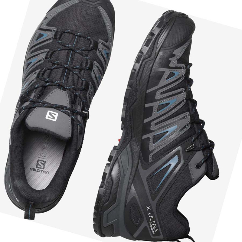 Zapatos De Senderismo Salomon X ULTRA PIONEER CLIMASALOMON™ WATERPROOF Hombre Negras | 18674-JHEP