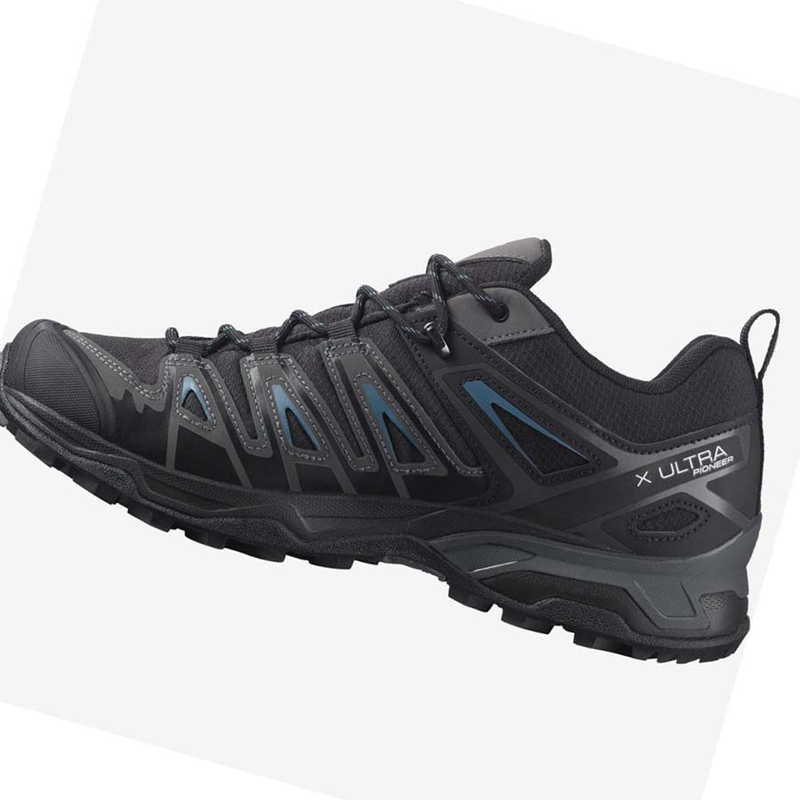 Zapatos De Senderismo Salomon X ULTRA PIONEER CLIMASALOMON™ WATERPROOF Hombre Negras | 18674-JHEP