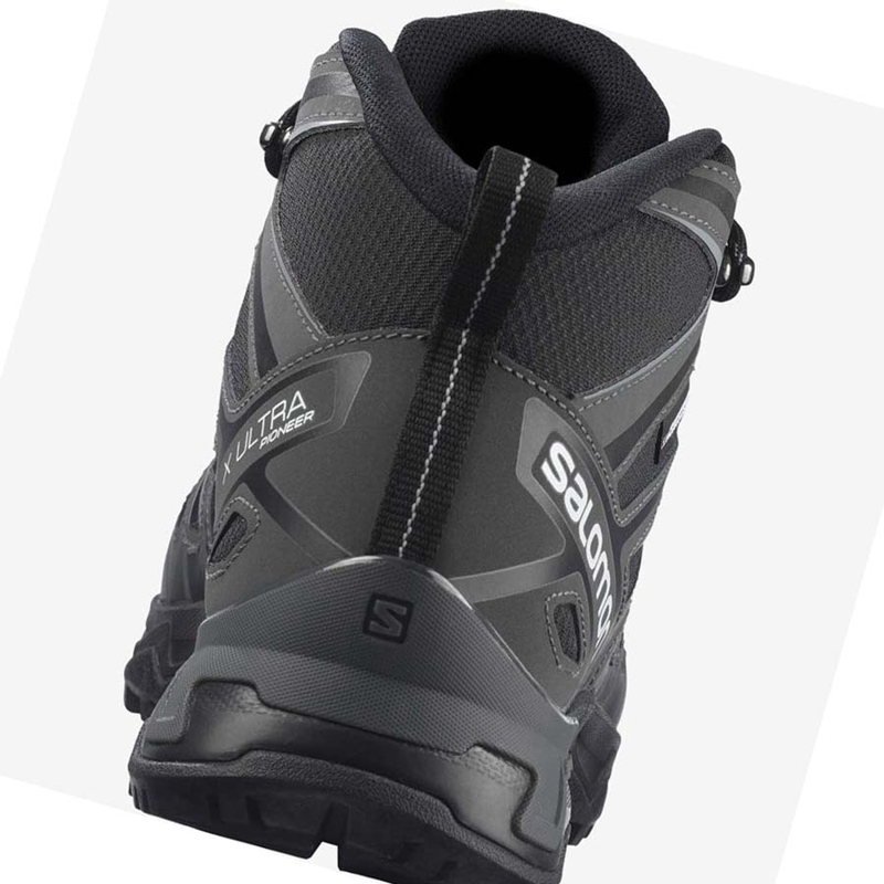 Zapatos De Senderismo Salomon X ULTRA PIONEER MID CLIMASALOMON™ WATERPROOF Hombre Gris Negras | 42673-HXIT